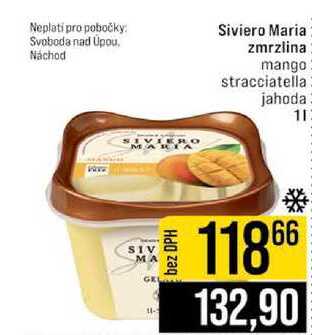 Siviero Maria zmrzlina mango stracciatella jahoda 1l