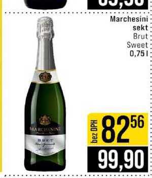 Marchesini sekt Brut Sweet 0,75l