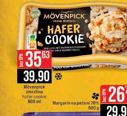 Mövenpick zmrzlina hafer cookie 800 ml 