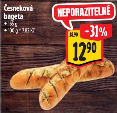 Česneková bageta, 165 g 