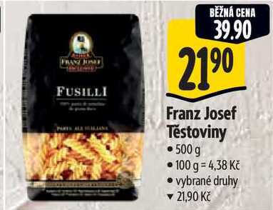 Franz Josef Těstoviny, 500 g