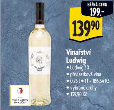 Vinařství Ludwig, 0,75 l