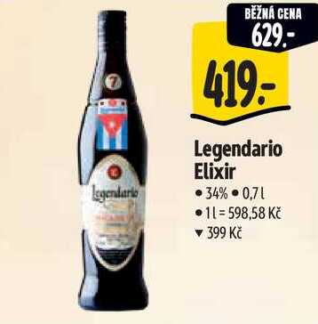 Legendario Elixir, 0,7 l