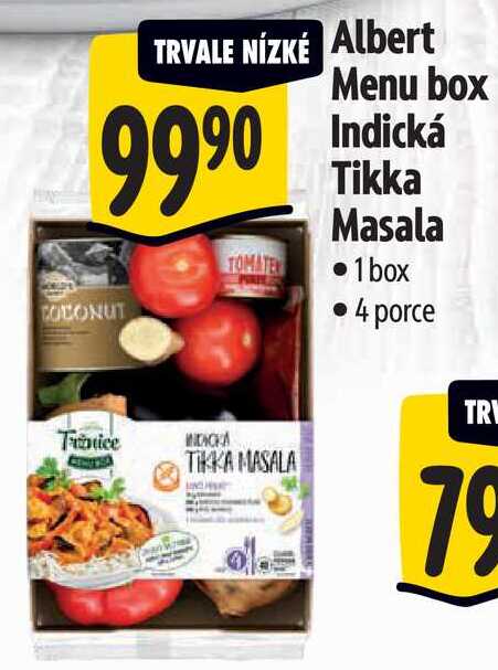 Albert Menu box Indická Tikka Masala 