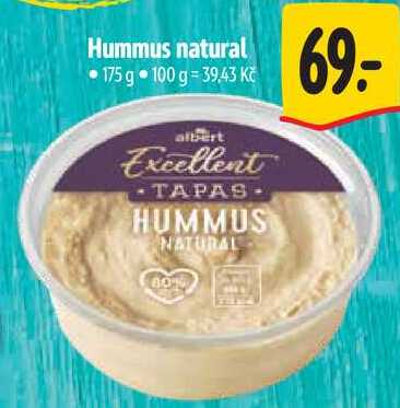 Hummus natural, 175 g