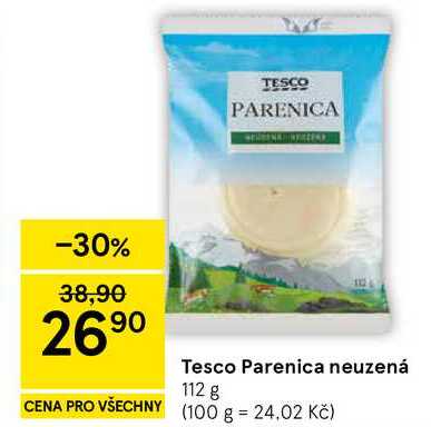 Tesco Parenica neuzená, 112 g 