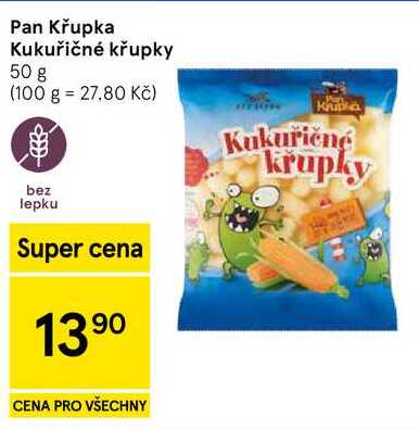 Pan Křupka Kukuřičné křupky, 50 g  