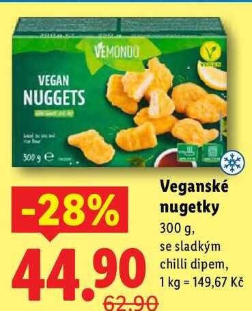 Veganské nugetky, 300 g