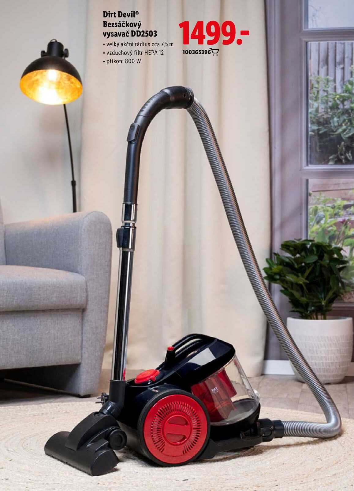 Dirt Devil Bezsáčkový vysavač DD2503 