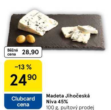 Madeta Jihočeská Niva 45%, 100 g 