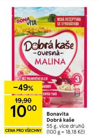Bonavita Dobrá kaše, 55 g, více druhů