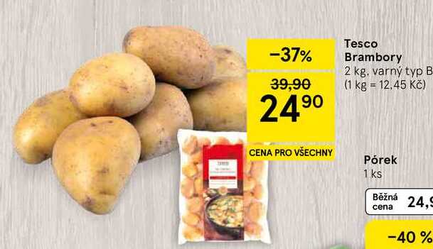 Tesco Brambory, 2 kg. varný typ B  