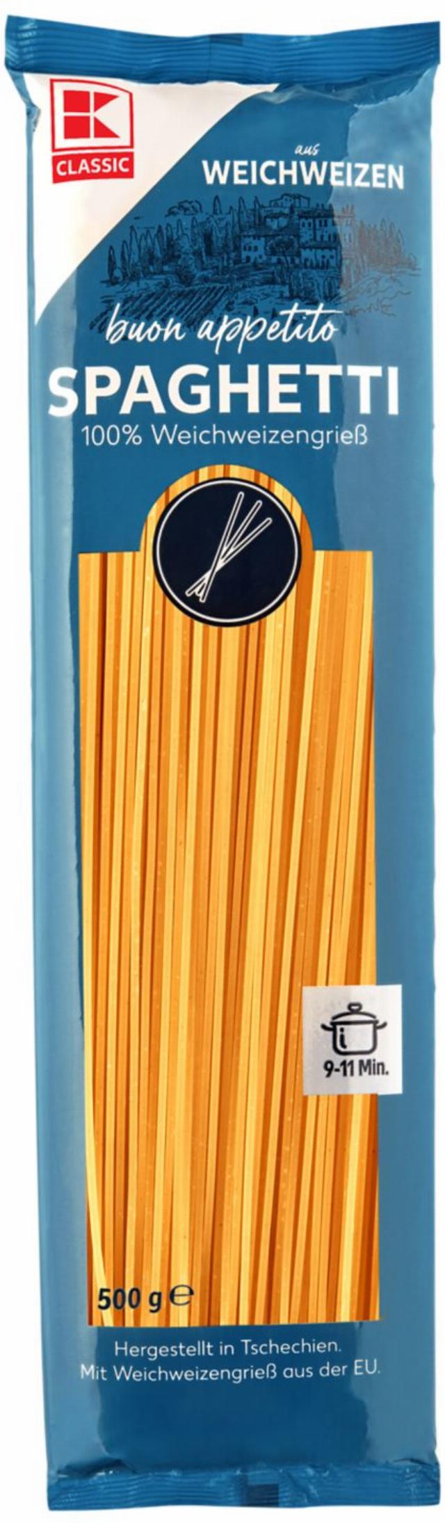 K-Classic Bezvaječné těstoviny