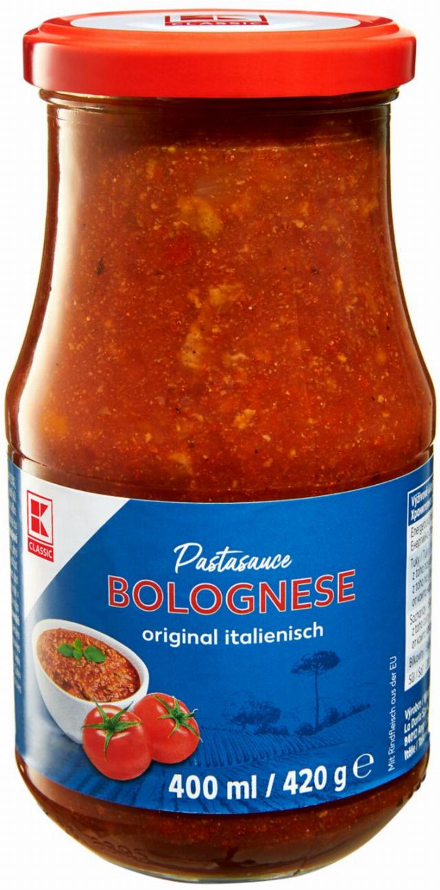 K-CLASSIC Omáčka na těstoviny Bolognese