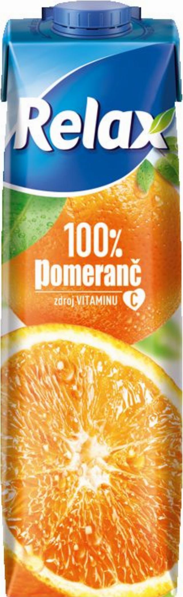 Relax Ovocný džus 100% pomeranč