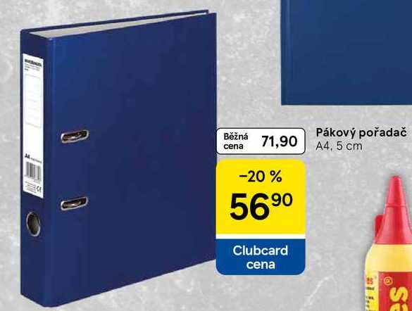 Pákový pořadač A4, 5 cm