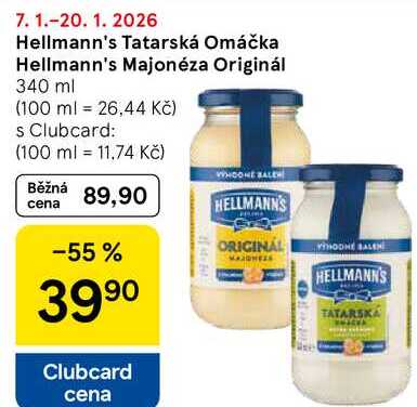 Hellmann's Tatarská Omáčka, 340 ml