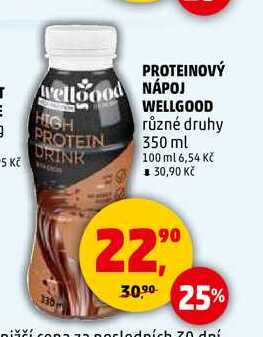 PROTEINOVÝ NÁPOJ WELLGOOD, 350 ml