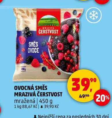 OVOCNÁ SMĚS MRAZIVÁ ČERSTVOST, 450 g