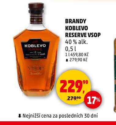 BRANDY KOBLEVO RESERVE VSOP, 0,5 l