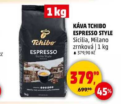 KÁVA TCHIBO ESPRESSO STYLE, 1 kg 