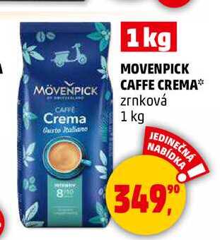 MÖVENPICK CAFFE CREMA zrnková, 1 kg