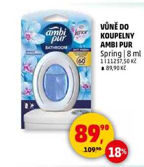 VŮNĚ DO KOUPELNY AMBI PUR Spring, 8 ml
