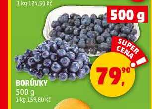 BORŮVKY, 500 g