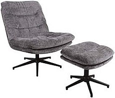 17: Relaxační křeslo s taburetem