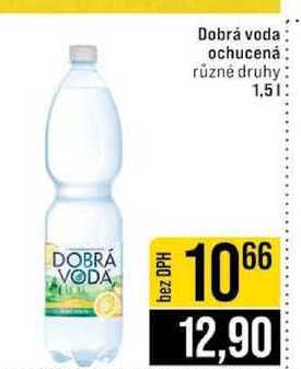 Dobrá voda ochucená různé druhy 1,5l