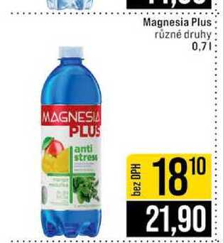 Magnesia Plus různé druhy 0,7l