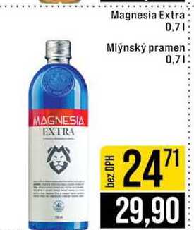 Magnesia Extra 0,7l Mlýnský pramen 0,7l