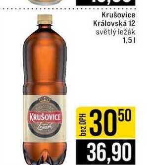 Krušovice Královská 12 světlý ležák 1.5l