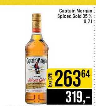 Captain Morgan Spiced Gold 35% 0,7l