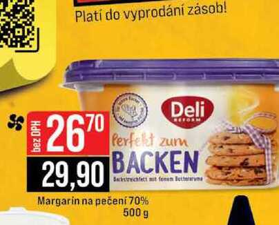 Margarin na pečení 70% 500 g 