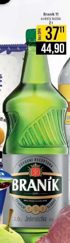 Branik 11 světlý ležák 2l