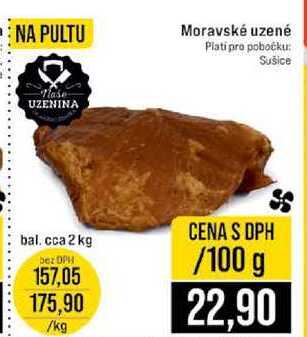 Moravské uzené 100g