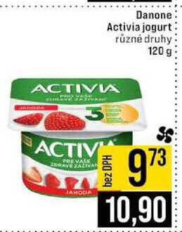 Danone Activia jogurt různé druhy 120 g