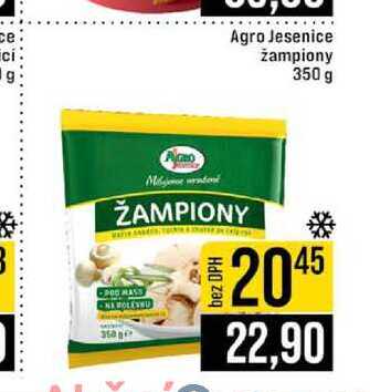 Agro Jesenice žampiony 350 g 