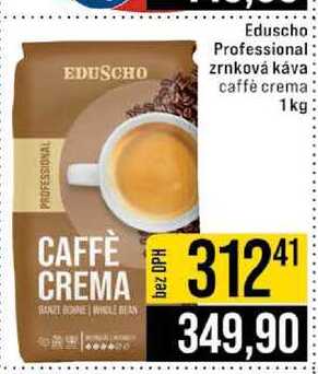Eduscho Professional zrnková káva caffè crema 1 kg