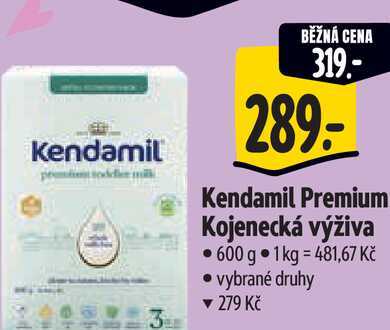  Kendamil Premium Kojenecká výživa 600 g  