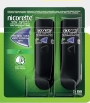 Nicorette® Spray 1 mg/dávka orální sprej, roztok 2 x 13,2 ml