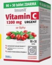 Vitamin C 1200 mg URGENT se šípky Imunit 90 + 30 tablet