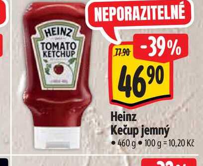   Heinz Kečup jemný 460 g 