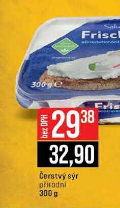 Čerstvý sýr přírodní 300 g 