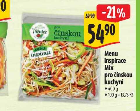   Menu inspirace Mix pro čínskou kuchyni 400g 