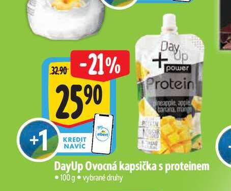  DayUp Ovocná kapsička s proteinem 100 g 
