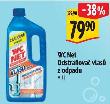 WC Net Odstraňovač vlasů z odpadu, 1 l