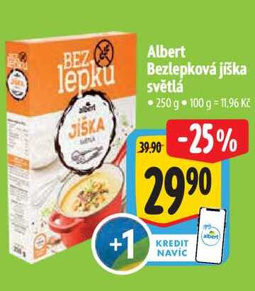  Albert Bezlepková jíška světlá 250 g 