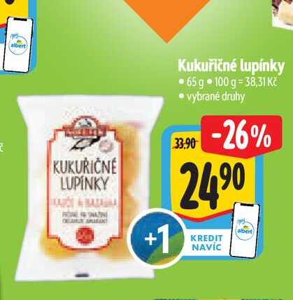   Kukuřičné lupínky 65 g  